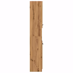 vidaXL Bathroom Cabinet Washroom Storage Cabinet Cupboard Engineered Wood - artisan oak - Additional view 4