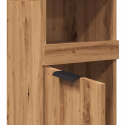 vidaXL Bathroom Cabinet Washroom Storage Cabinet Cupboard Engineered Wood - artisan oak - Additional view 7