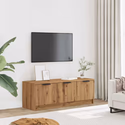 vidaXL TV Cabinet Artisan Oak 102x35x36.5 cm Engineered Wood TV stand - Additional view 2