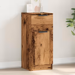vidaXL Sideboard Old Wood 30x30x70 cm Engineered Wood cabinet cupboard