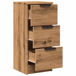 vidaXL Sideboard Telephone Cabinet Nightstand Side Cabinet Engineered Wood - artisan oak, 1 pcs - Additional view 7