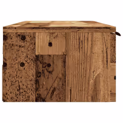 vidaXL Wall Cabinet Floating TV Unit Media Cabinet Storage Engineered Wood - old wood - Additional view 4