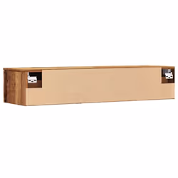 vidaXL Wall Cabinet Floating TV Unit Media Cabinet Storage Engineered Wood - old wood - Additional view 5