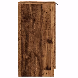 vidaXL Shoe Cabinet Shoe Cupboard Shelf Shoe Rack Shoe Storage Engineered Wood - old wood - Additional view 4
