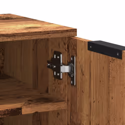 vidaXL Shoe Cabinet Shoe Cupboard Shelf Shoe Rack Shoe Storage Engineered Wood - old wood - Additional view 7