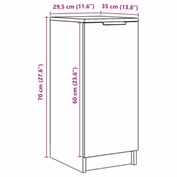 vidaXL Shoe Cabinet Shoe Cupboard Shelf Shoe Rack Shoe Storage Engineered Wood - old wood - Additional view 9