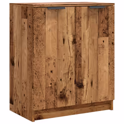 vidaXL Shoe Cabinet Engineered Wood Hall Shoe Holder Cupboard Organiser Shelf - old wood