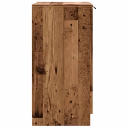 vidaXL Shoe Cabinet Engineered Wood Hall Shoe Holder Cupboard Organiser Shelf - old wood - Additional view 5