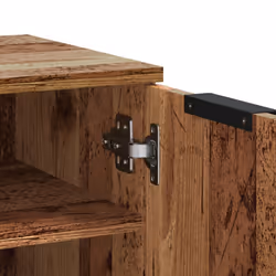 vidaXL Shoe Cabinet Engineered Wood Hall Shoe Holder Cupboard Organiser Shelf - old wood - Additional view 7