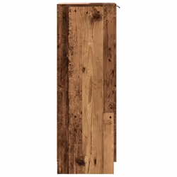 vidaXL Shoe Cabinet Shoe Cupboard Shoe Rack Shelf Old Wood Engineered Wood - Additional view 4