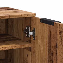 vidaXL Shoe Cabinet Shoe Cupboard Shoe Rack Shelf Old Wood Engineered Wood - Additional view 7