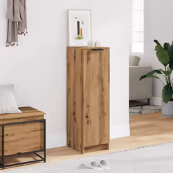 vidaXL Shoe Cabinet Shoe Cupboard Shoe Rack Shelf Artisan Oak Engineered Wood - Additional view 2