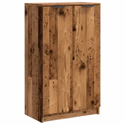 vidaXL Shoe Cabinet Shoe Cupboard Shoe Rack Shelf Old Wood Engineered Wood