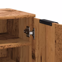 vidaXL Shoe Cabinet Shoe Cupboard Shoe Rack Shelf Old Wood Engineered Wood - Additional view 7