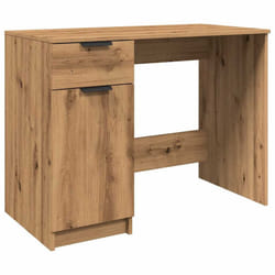 vidaXL Desk Artisan Oak 100x50x75 cm Engineered Wood office desk