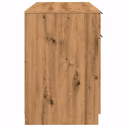 vidaXL Desk Artisan Oak 100x50x75 cm Engineered Wood office desk - Additional view 5