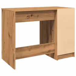 vidaXL Desk Artisan Oak 100x50x75 cm Engineered Wood office desk - Additional view 6