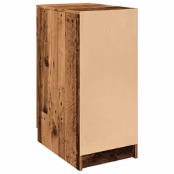 vidaXL Desk Cabinet Desk Cupboard Home Office Storage Cabinet Engineered Wood - old wood - Additional view 6
