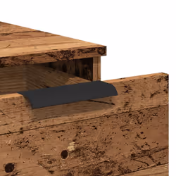 vidaXL Desk Cabinet Desk Cupboard Home Office Storage Cabinet Engineered Wood - old wood - Additional view 8