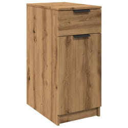vidaXL Desk Cabinet Desk Cupboard Home Office Storage Cabinet Engineered Wood - artisan oak