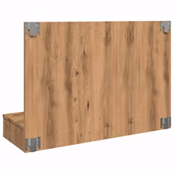 vidaXL Mirror Cabinet with LED Washroom Storage Cabinet Bathroom Vanity Unit - artisan oak - Additional view 6