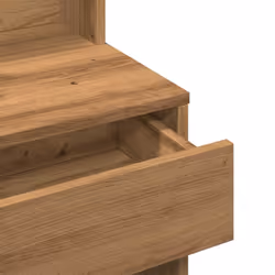 vidaXL Dressing Table with Mirror Bedroom Makeup Vanity Desk Cosmetic Table - artisan oak - Additional view 7