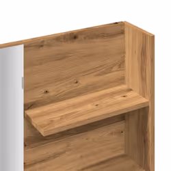 vidaXL Dressing Table with Mirror Bedroom Makeup Vanity Desk Cosmetic Table - artisan oak - Additional view 8