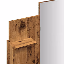 vidaXL Dressing Table with Mirror Dressing Room Cosmetic Table Vanity Table - old wood - Additional view 7