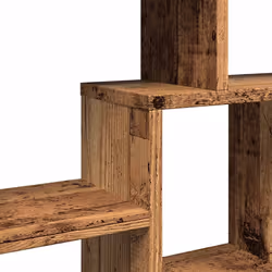 vidaXL Wall Shelf Home Living Room Hanging Rack Floating Shelf Engineered Wood - old wood - Additional view 6