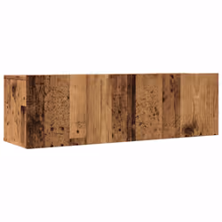 vidaXL TV Cabinet Entertainment Centre Media TV Unit TV Stand Engineered Wood - old wood, 2 pcs