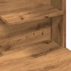 vidaXL Dressing Table with LED Vanity Table Makeup Vanity Desk Cosmetic Table - artisan oak - Additional view 10