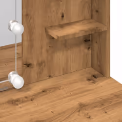 vidaXL Dressing Table with LED Lights Cosmetic Table Makeup Desk - artisan oak - Additional view 9