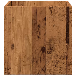 vidaXL Planter Box Old Wood 40x40x40 cm Engineered Wood flower box planter pot - Additional view 4