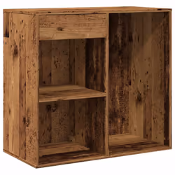 vidaXL Cosmetic Cabinet Dressing Room Storage Makeup Cupboard Engineered Wood - old wood