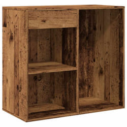 vidaXL Cosmetic Cabinet Dressing Room Storage Makeup Cupboard Engineered Wood - old wood