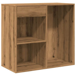 vidaXL Cosmetic Cabinet Dressing Room Storage Makeup Cupboard Engineered Wood - artisan oak