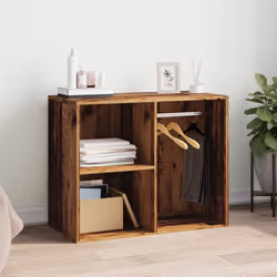 vidaXL Dressing Cabinet Dressing Storage Cosmetic Cupboard Engineered Wood - old wood