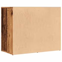 vidaXL Dressing Cabinet Dressing Storage Cosmetic Cupboard Engineered Wood - old wood - Additional view 5