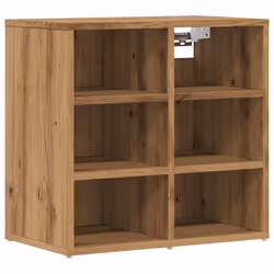 vidaXL Shoe Cabinet Hallway Wall Mounted Shoe Storage Rack Shelf Cupboard - artisan oak, 1 pcs