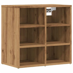 vidaXL Shoe Cabinet Hallway Wall Mounted Shoe Storage Rack Shelf Cupboard - artisan oak, 1 pcs