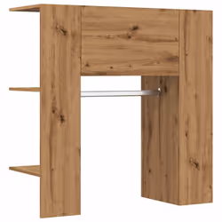 vidaXL Hallway Cabinet Wall Mounted Cabinet Hall Shelving Engineered Wood - artisan oak