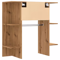 vidaXL Hallway Cabinet Wall Mounted Cabinet Hall Shelving Engineered Wood - artisan oak - Additional view 6