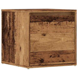 vidaXL Box Drawer Hall Tool Box Chest Organiser Storage Case Engineered Wood - old wood