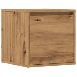 vidaXL Box Drawer Hall Tool Box Chest Organiser Storage Case Engineered Wood - artisan oak
