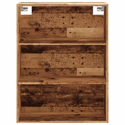 vidaXL Hanging Wall Cabinet Old Wood 69.5x32.5x90 cm cabinet side cabinet - Additional view 3