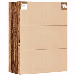 vidaXL Hanging Wall Cabinet Old Wood 69.5x32.5x90 cm cabinet side cabinet - Additional view 5