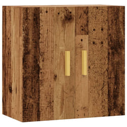 vidaXL Wall Cabinet Floating TV Unit Wall Mounted Cabinet Engineered Wood - old wood