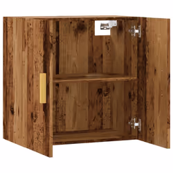 vidaXL Wall Cabinet Floating TV Unit Wall Mounted Cabinet Engineered Wood - old wood - Additional view 4