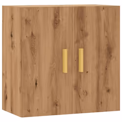vidaXL Wall Cabinet Floating TV Unit Wall Mounted Cabinet Engineered Wood - artisan oak