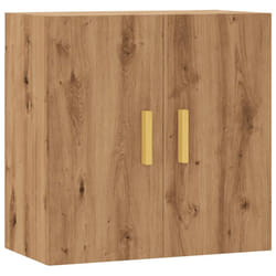 vidaXL Wall Cabinet Floating TV Unit Wall Mounted Cabinet Engineered Wood - artisan oak